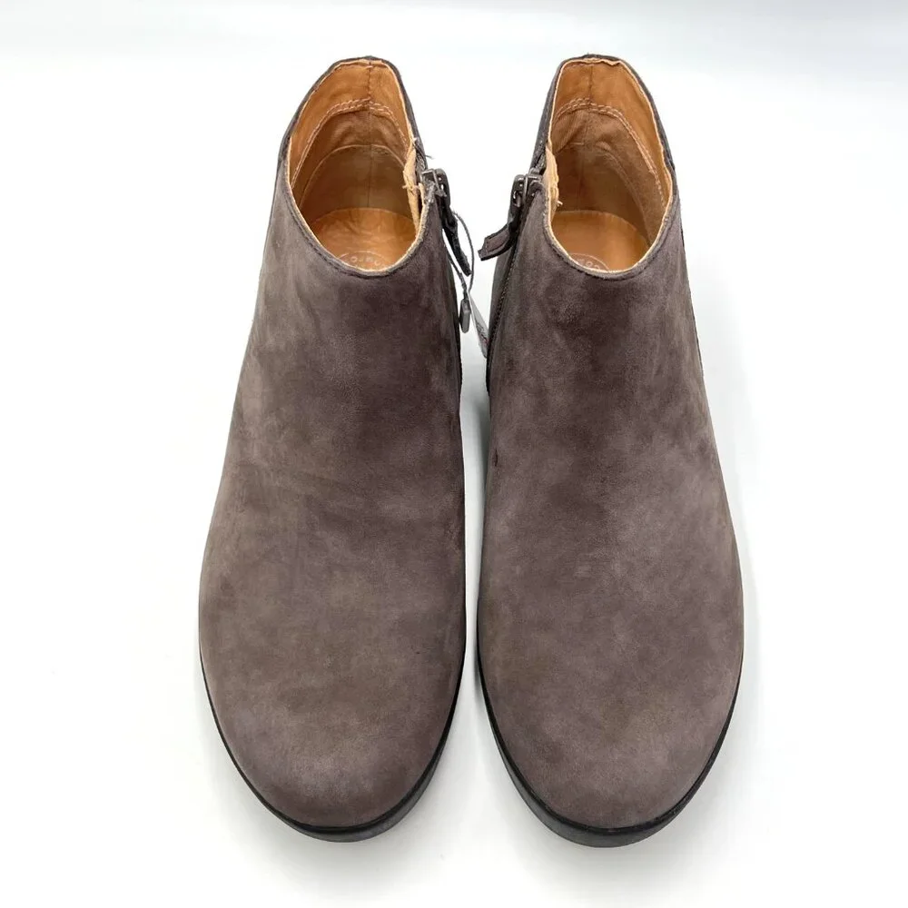 Fitflop‎ Womens Size 5 Sumi Steel Grey Suede Leather Ankle Boots Shoes